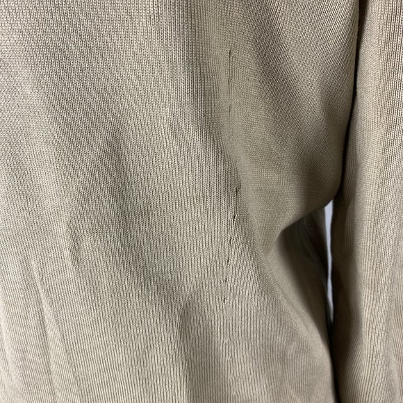 DONCASTER Large Silk STRETCH Cardigan Sweater - Picture 5 of 6